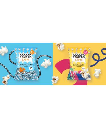 Propercorn Delicious Natural Low Calorie Popcorn 24x20g (Lightly Sea Salted) Lightly-Salted