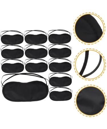 48 pcs Silk Sleep Masks Set - Satin Eye Covers for Men - Black Blindfold for a Good Night's Sleep - Buy Online on GoSupps.com