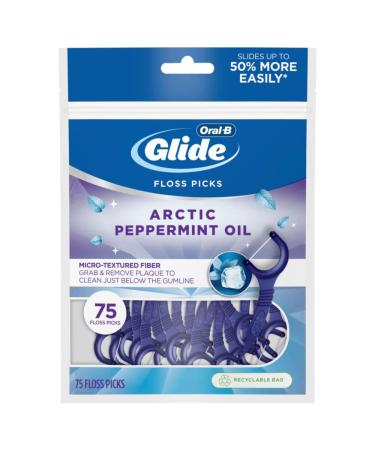 Oral-B Glide 3D White Floss Picks Radiant Mint