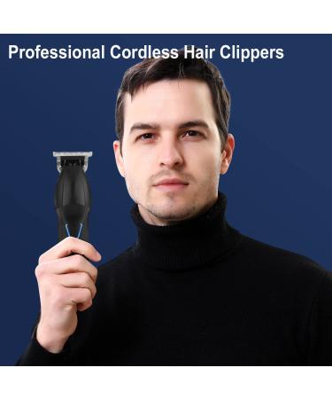 Suttik Professional Hair Clippers & Trimmers Combo Set for Men - Cordless T-Blade Beard Trimmer & Barber Clippers Kit - Black - Buy Online on GoSupps.com