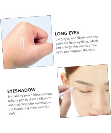 BESTYASH Crayon Sourcils Imperm able Blanc 2 Pi ces Pigmentation Lisse Longue Tenue Maquillage des Yeux Visage Voyage - Buy Online on GoSupps.com