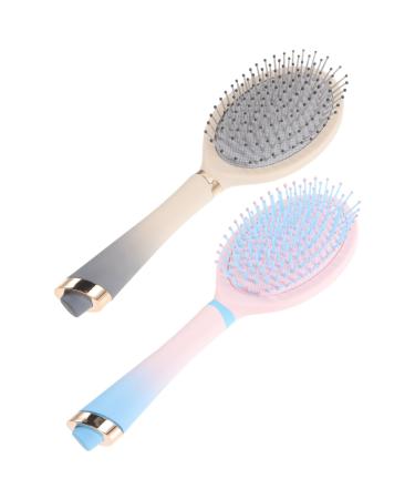 Beaupretty 2 Pieces of Hair-head skin massage device Shampoo brush scalp peeling scales brush Massage fractures Disgusting hair brushes hair-head skin massage device with handle