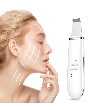 Anteamed scrubber for facial skin pore cleaner peeling cleaner facial cleaner Skin scrubber gets 1 piece (white) to clean the skin (1 Pack)