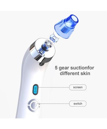 POPPYO Blackhead Remover Vacuum - Electric Facial Cleaner for Women | Blue Blackhead & Blemish Removers - Buy Online on GoSupps.com