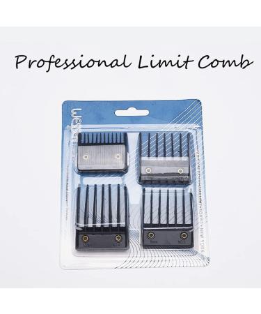 4Pcs Hair Clipper Guide Combs Professional Limit Combs Replacement Line Attachment Combs Hair Clipper Guards Attachments for All Full Size Hair Clippers Trimmers - Buy Online on GoSupps.com