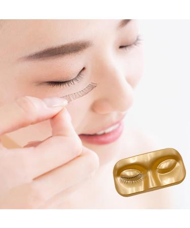10Pcs Face-Shaped Eyelash Trays - Portable PVC Packaging Box for False Eyelashes | Gold Lash Holder - Buy Online on GoSupps.com