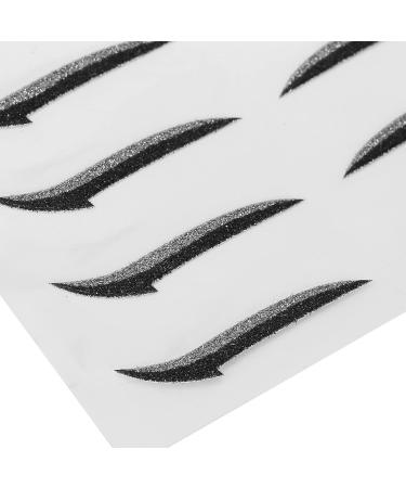 Silver Glitter Winged Eyeliner Stickers - Waterproof & Self Adhesive for Women's Makeup at Weddings & Parties - Buy Online on GoSupps.com