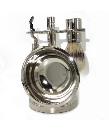 Lefeda Simply men's rasier brushes 5-in-1-shaving set for male wild boar beards safety razors double-sided mirror soap cup stand