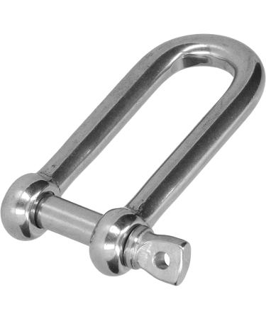 10Pcs M40 Stainless Steel D-Shackle Straight Anchor Screw Pin Chain Connector - Buy Online on GoSupps.com