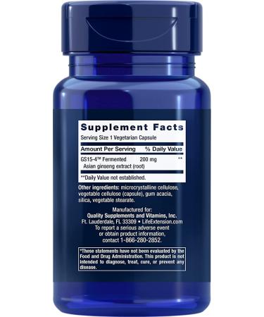Life Extension Asian Energy Boost - 90 Vegetarian Capsules for Enhanced Vitality - Buy Online on GoSupps.com