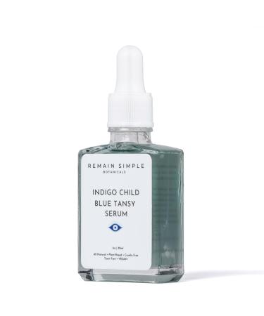 Remain Simple Indigo Child Blue Tansy Serum - Organic Plant Based Cruelty Free Face Oil - 1 oz - Buy Online on GoSupps.com