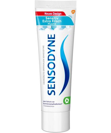 Sensodyne Sensitive Extra Fresh Toothpaste - Daily Care for Sensitive Teeth (2x75ml) | Fast International Shipping - Buy Online on GoSupps.com