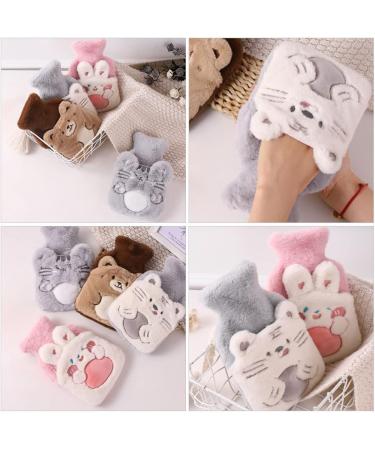 Pl sch Heat Bag & Bottle Cover | Wulmilet Cartoon Heated Cuddly Toy for Cramps - White Rubber Hot Water Kettle - Buy Online on GoSupps.com