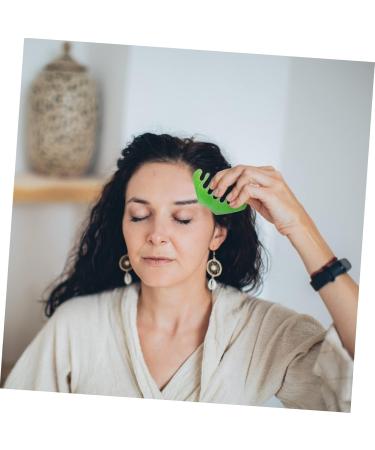 Plafope Gua Sha Massage Comb Set - 2 Piece Eight-Tooth Comb & Massage Plate for Scalp and Leg Relief | International Shipping Available - Buy Online on GoSupps.com