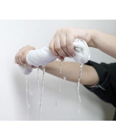100% Cotton Washcloths 60 Pack | Highly Absorbent 400 GSM Face and Body Washcloth Bulk Pack | Soft Fingertip Towel for Bath Room | 12 x 12 Inches | White Pack of 60 - Buy Online on GoSupps.com