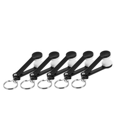 5pcs Wipe Resolve Stain Remover Reusable Cleaner Portable Eyeglass Cleaner Sun Cleaner Brush Eyeglass Cleaning Clip Lens Wiping Tools Cotton