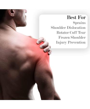 Adjustable Shoulder Brace for Women and Men | Compression Support for Rotator Cuff, Arthritis, AC Joint Injuries | Medium Size (Pack of 1) - Buy Online on GoSupps.com