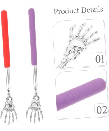 Fomiyes 2-in-1 Telescopic Back Scratcher & Metal Spatula - Rust-Proof Itching Massager & Collage Lip Mask | International Shipping Available - Buy Online on GoSupps.com