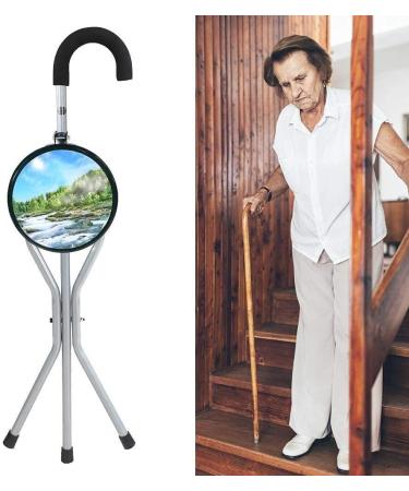 Adjustable Crutches Quad Cane Walking Stick for Men and Women - Lightweight Adjustable Staff Comfortable Hand Grip for Stability Support Family - Buy Online on GoSupps.com