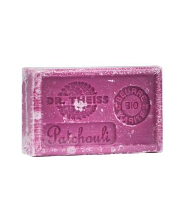 Dr Theiss - Patchouli Marseille Soap - Organic Shea Butter and Organic Olive Oil Soap Bar - Authentic Marseille Soap - 125gr