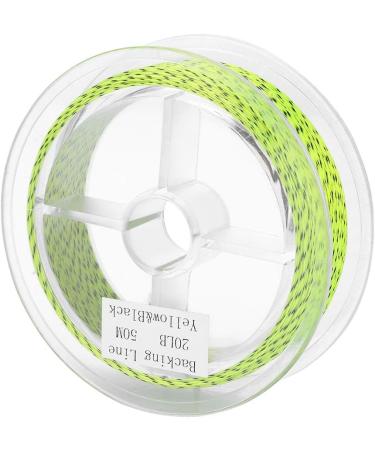 50m Fly Fishing Line - Strong Nylon Weight Forward Floating Line | 20LB Braid Fishing Accessories - Yellow & Black - Buy Online on GoSupps.com