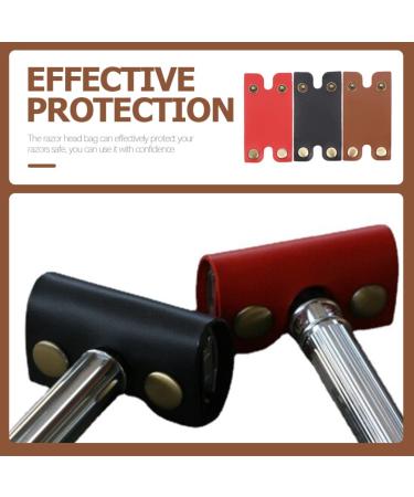 Beavorty 3ST Razor Case Cover | Synthetic Leather Travel Storage for Razor Accessories & Parts | International Shipping Available - Buy Online on GoSupps.com