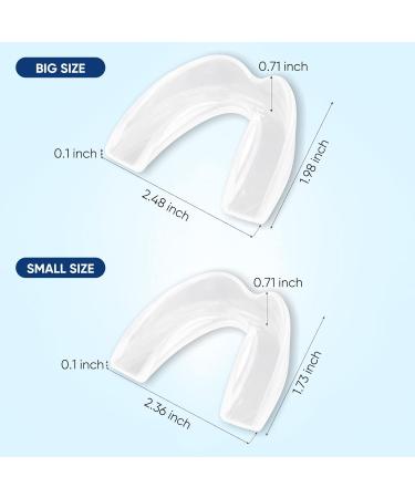 Mouth Guard for Grinding Teeth 4Pack Mouth Guards for Teeth Grinding at Sport Athletic & Deep Sleep 2 Sizes Professional Mouth Guard for Grinding Teeth Night Guard & Day Guard - Buy Online on GoSupps.com