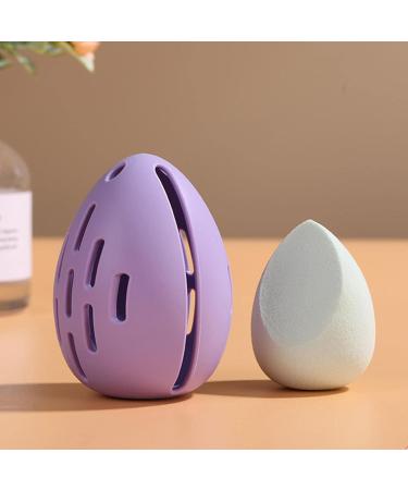 Sponges Makeup Blender Case Airy Beauty Sponge Holder - Silicone Beauty Makeup Sponge Protective Carrying Case for Home Travel Wynott Purple - Buy Online on GoSupps.com