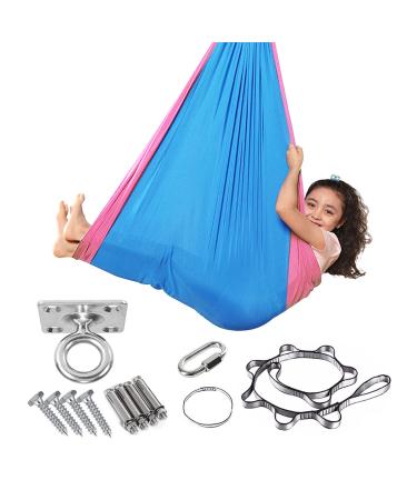 SSIMOO Sensory Socks for Children with Autism and Processing Disorders (Color : Blue/pink) One Size Blue/Pink