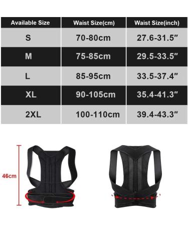 Posture Corrector Brace for Men & Women | Adjustable Back Support & Clavicle Trainer - Stop Slouching & Hunching (Large - Buy Online on GoSupps.com