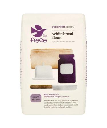 Freee by Doves Farm Gluten Free White Bread Flour 1kg Pack of 5