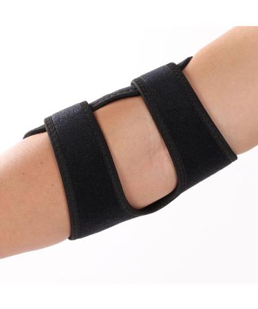 Elbow Brace & Support Strap for Tennis Elbow Pain Relief | Comfortable & Elastic for Sports Injuries | International Shipping Available - Buy Online on GoSupps.com