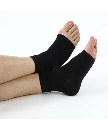 Buy WANDER Open Toe Ankle Compression Socks | Plantar Fasciitis Relief & Ankle Support | Reduce Foot Swelling & Arch Pain - Large - Buy Online on GoSupps.com