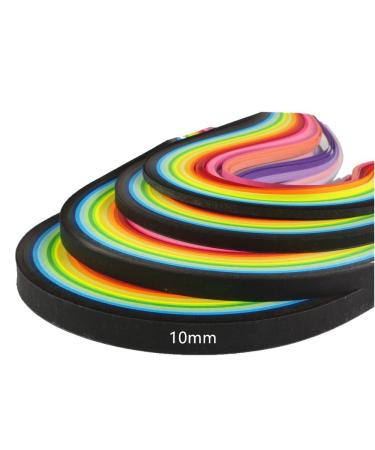 ODETOJOY Quilling Paper Strips 10mm 260 Strips Set DIY Origami Paper Quilling Art Length 39cm (26color 10mm) Width-10mm