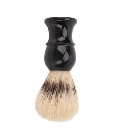 Jauarta Shaving Brush for Men - Portable Black Curved Handle Foaming Beard Cleaning Brush for Home Salon & Travel - Buy Online on GoSupps.com