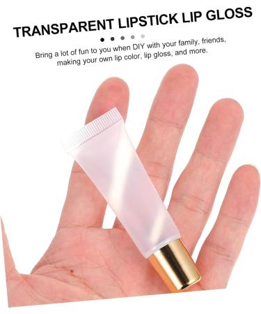 Buy Mikinona 10pcs Empty Lip Glaze Tubes - Glossy 10ml Portable Lip Gloss Vials for Makeup - Perfect for Travel - Buy Online on GoSupps.com