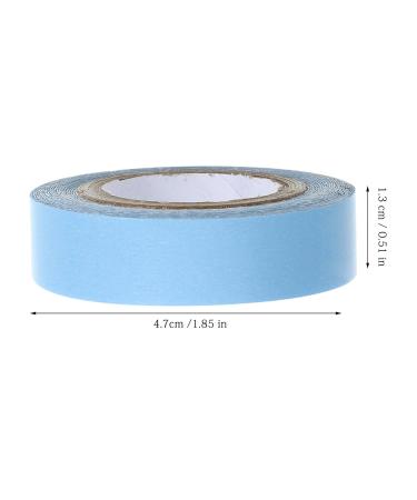 Healeved 1 Roll Wig Tape Strips Adhesive Toupee Tape Double Sided Mens Hairpiece Tape for Men Lace Front Tape for Wigs Bold Hold Lace Tape Hair Extension Supplies Blue - Buy Online on GoSupps.com