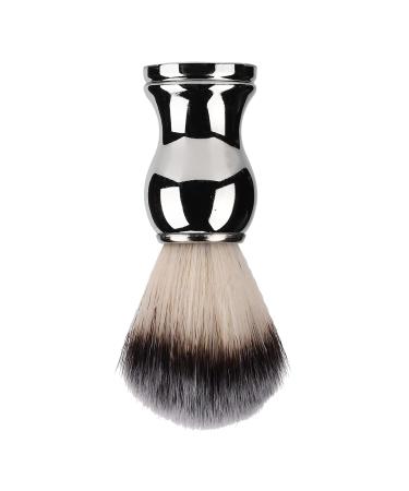 Premium Razor Brush for Men | Effective Beard Care Tool | Soft Handmade Shaving Brush with Silver Handle for Home & Salon Use - Buy Online on GoSupps.com