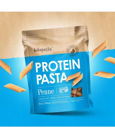 High Protein Pasta 19g Made with Lupin Flour & Sunflower Flour 4g Net Carb Gluten Free Keto Pasta Low Carb Pasta Lupin Pasta by lulupasta (Penne 1 Pack) 8 Ounce (Pack of 1) - Buy Online on GoSupps.com