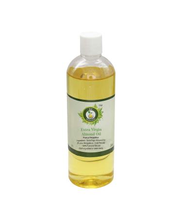 R V Essential Huile d'amande extra vierge 100ml (3.38oz) - Prunus Amygdalus (100% pur et naturelle press e froid) Cold Pressed Extra Virgin Almond Oil 100 ml (Pack of 1)