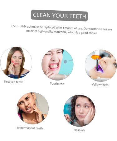 Ultechnovo 8 Pack Ultrafine Soft & Hard Travel Toothbrushes - Super Soft Bristles for Infants & Adults | Ideal for International Shipping - Buy Online on GoSupps.com