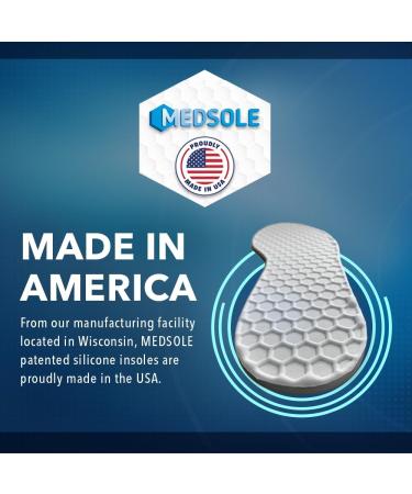 Pain Relief Orthotic Custom Shoe Insoles for Men & Women | Shock Absorbing Anti-Fatigue | Ideal for Walking Standing Plantar Fasciitis & Sciatica - Buy Online on GoSupps.com