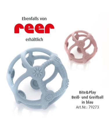 Reer Bite&Play Teething & Grasping Ball - Pink Teething Ring & Toy for Babies and Toddlers | Perfect Gift - Buy Online on GoSupps.com