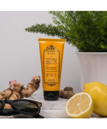Kama Ayurveda Natural Sun Protection SPF-21 60ml - Broad Spectrum Sunscreen - Buy Online on GoSupps.com