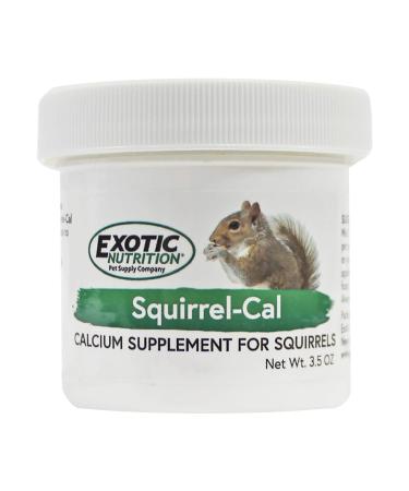 Squirrel-Cal 3.5 oz. - Ultra-fine Powdered Calcium Supplement - for Pet Squirrels