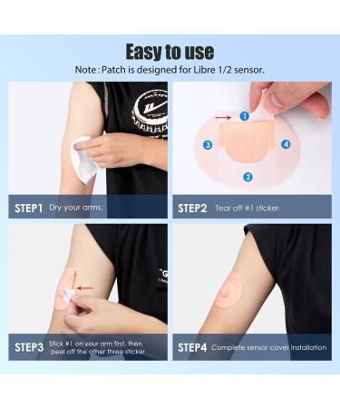 YOUSHARES Libre 2 Reader Silicone Case - 20 Waterproof Sensor Covers Anti-Drop Scratch Protection for Pink Adhesive Patches - Buy Online on GoSupps.com