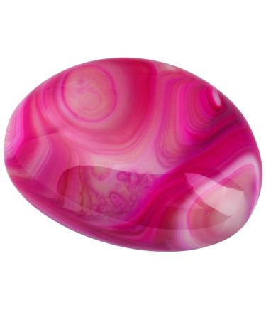 MookaiTedecor Nature Nature Gemsteine drumstone Hand flattering Palm Pocket Energy Setting Healing Crystal For Reiki Ornaments Decoration Rosa Ach