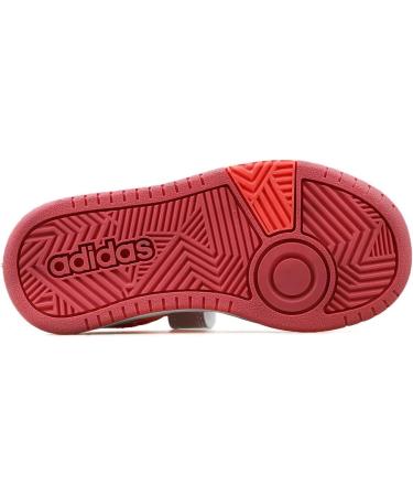 Buy adidas Unisex Kids Hoops 3.0 Cf C Sneakers - 33 EU Ftwr White/Acid Red/Rose Tone | International Shipping Available - Buy Online on GoSupps.com