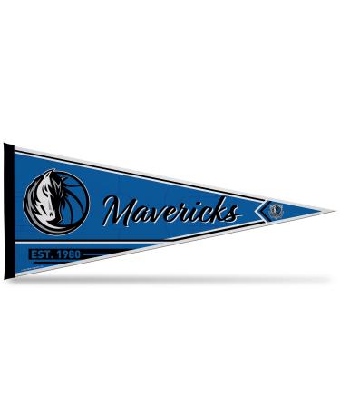 Rico Industries NBA Dallas Mavericks Classic 30.5 x 76.2 cm Soft felt pennant-EZ for hanging-home decoration (play room men's cave bedroom)