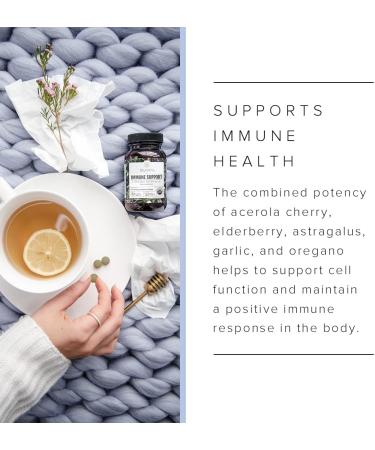 Truvani Immune Support: Organic Herbal Supplement with 8 Natural Ingredients - Ginger, Elderberry, Acerola Cherry - 30 Day Supply - Buy Online on GoSupps.com